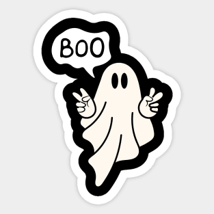 Boo Ghost Sticker